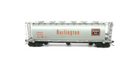 HO Brass Model - OMI 3089 CB&Q Burlington Cylindrical Covered Hopper ACF