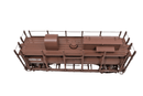 Division Point O Scale Brass Southern Pacific 4 - 6 - 0 Fire Train  2252 2 Rail NIB - WISE GUYS HOBBIES LLC