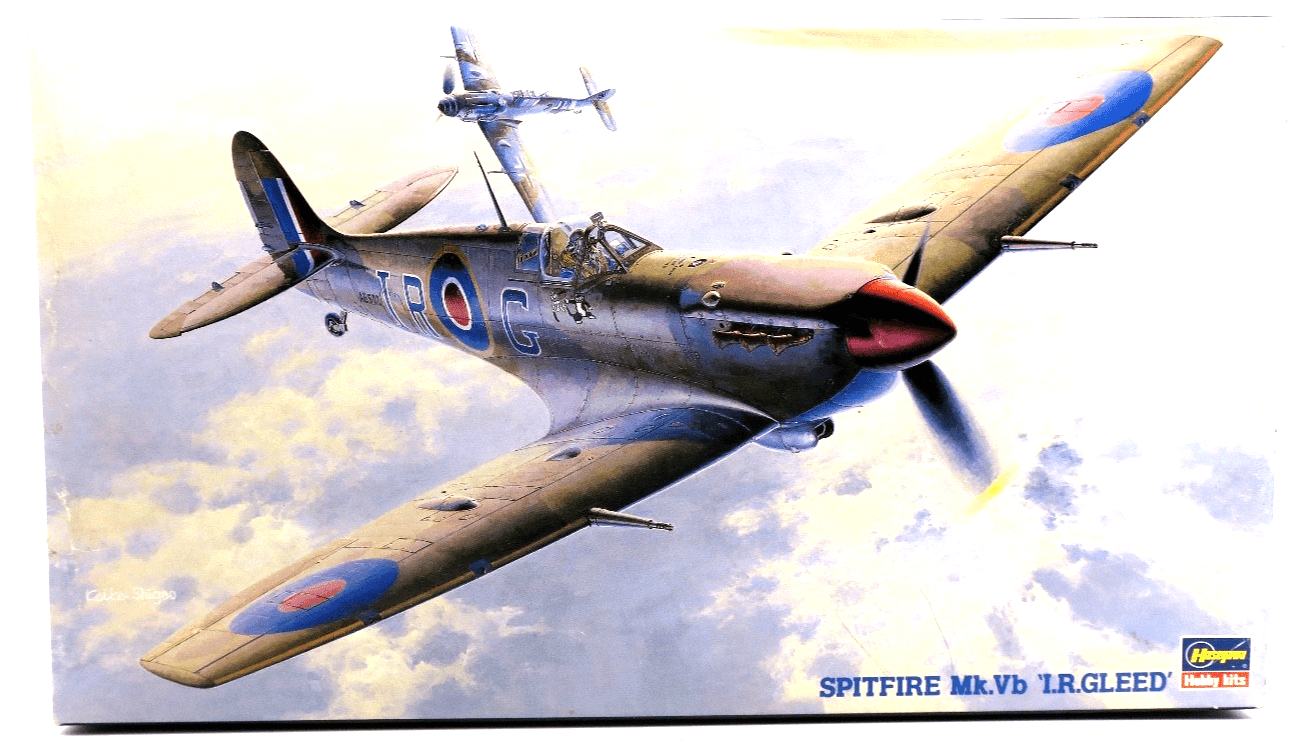 Hasegawa 1/48 Spitfire Mk. Vb I.R. Gleed Model Kit 52602 - WISE GUYS HOBBIES LLC