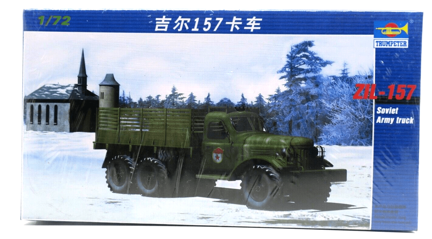 Trumpeter 1/72 ZIL-157 Soviet Army Truck Model Kit 01101 - WISE GUYS HOBBIES LLC