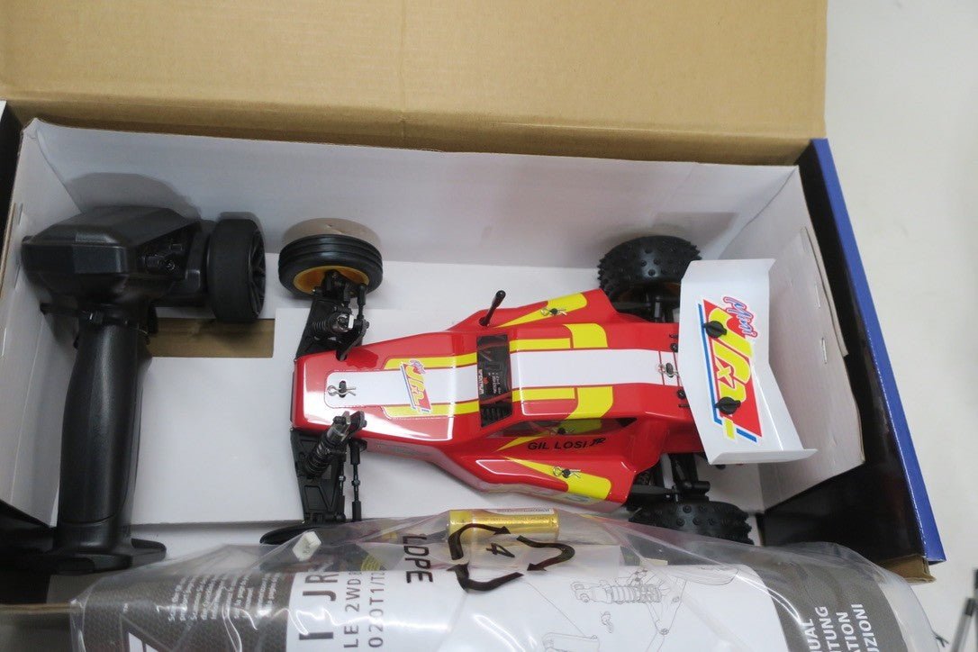 Losi LOS01020T1 1/16 Mini JRX2 Brushed 2WD Buggy RTR Red - WISE GUYS HOBBIES LLC