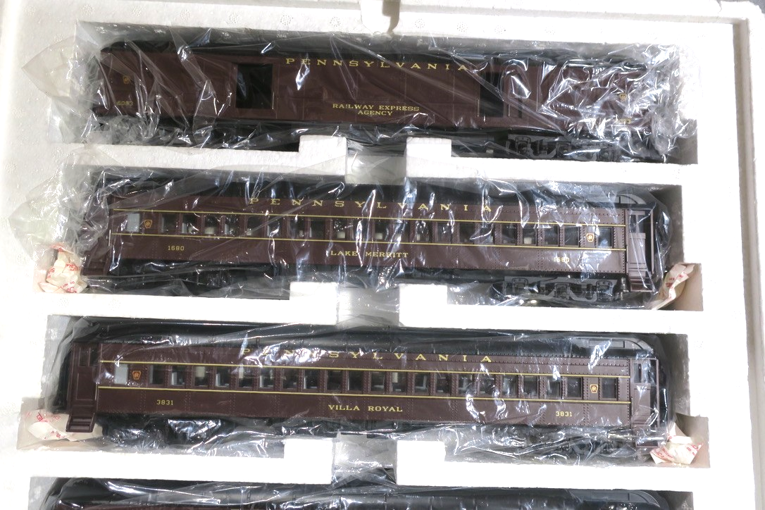 MTH 20-4023 Pennsylvania PRR 70' Madison heavyweight passenger 5-car set