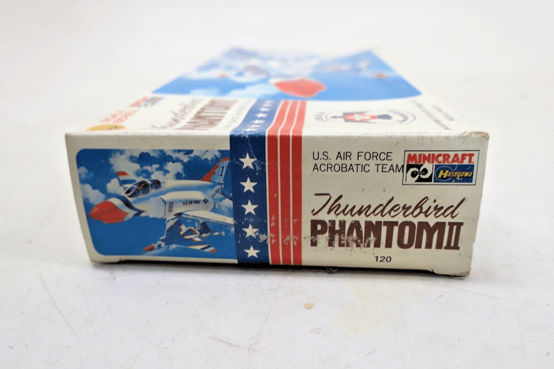 Hasegawa Minicraft Thunderbird Phantom II - 1/72 Scale - Vintage 1977 Kit - WISE GUYS HOBBIES LLC