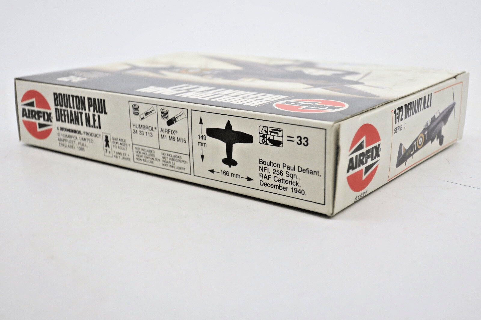 Airfix 1/72 Boulton Paul Defiant N.F.I Model Kit - WISE GUYS HOBBIES LLC