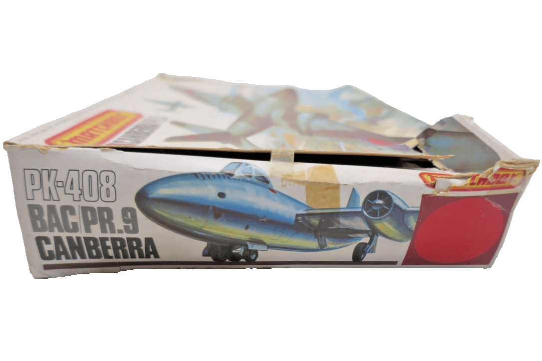 Vintage 1983 Matchbox 1/72 BAC Canberra PR.9 Plastic Model Kit PK - 408 - WISE GUYS HOBBIES LLC