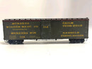 MENASHA WARE O SCALE 2 RAIL WOODSIDE BOXCAR SCRATCH BUILT MERCHANDISE CAR C/P