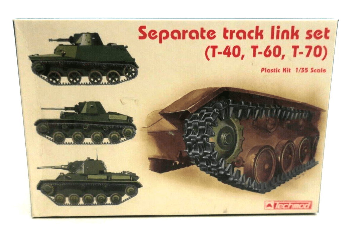 Techmod 1/35th Scale T40, T60, T70 Individual Track Link Set No. 3401 - WISE GUYS HOBBIES LLC
