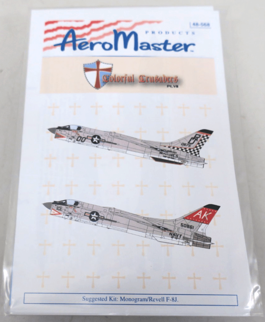 Aeromaster Decals 48 - 568 Colorful Crusaders Pt.VII - WISE GUYS HOBBIES LLC