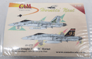 Cam Decals 1/48 McDonnell Douglas F/A - 18C Hornet Decals 48 - 077 - WISE GUYS HOBBIES LLC