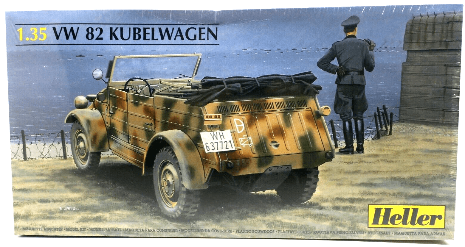 Heller 1/35 Volkswagen 82 Kubelwagen Model Kit 81106 - WISE GUYS HOBBIES LLC