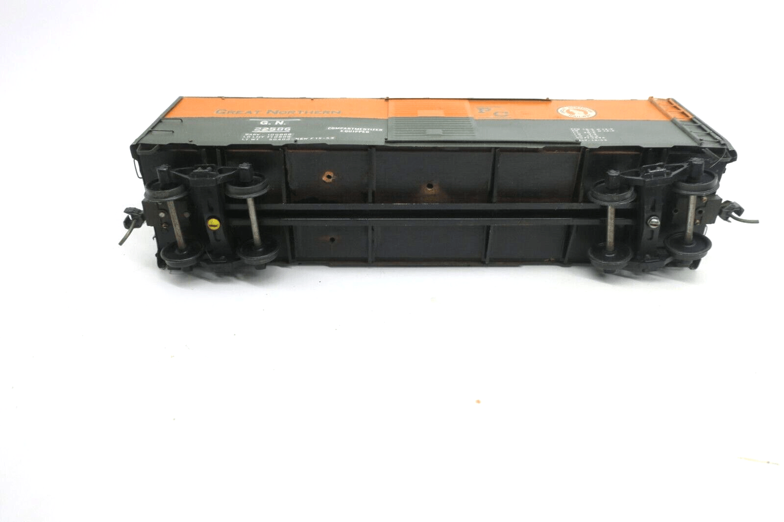 O Scale Brass 2 Rail Box Car PFE Steel Reefer Great Northern 22586 - WISE GUYS HOBBIES LLC