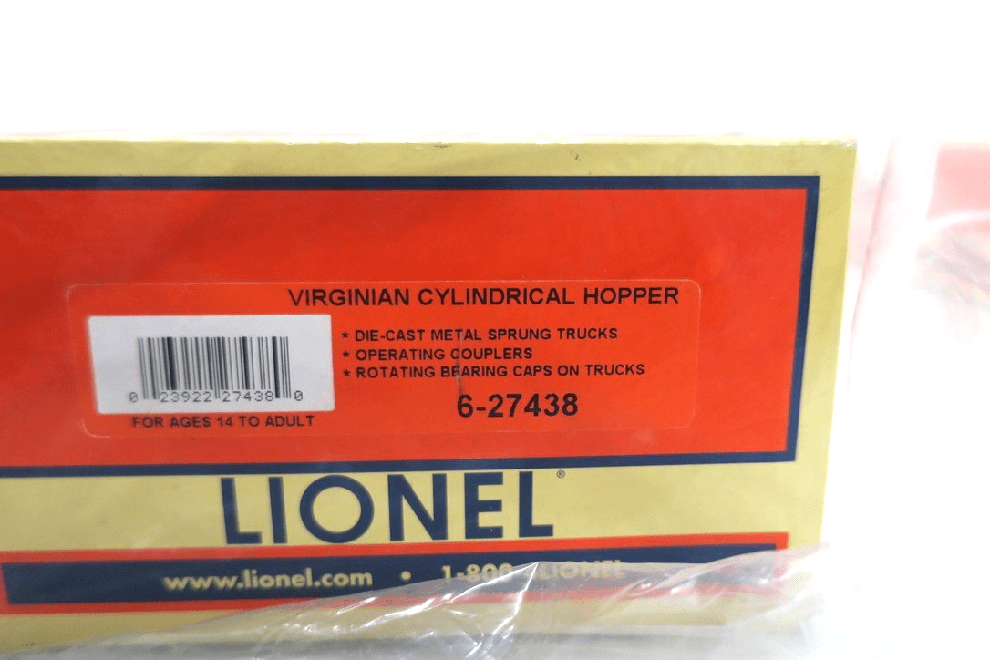 Lionel 6 - 27438 Virginian NS Heritage 3 - Bay Die - Cast Coal Hopper - WISE GUYS HOBBIES LLC