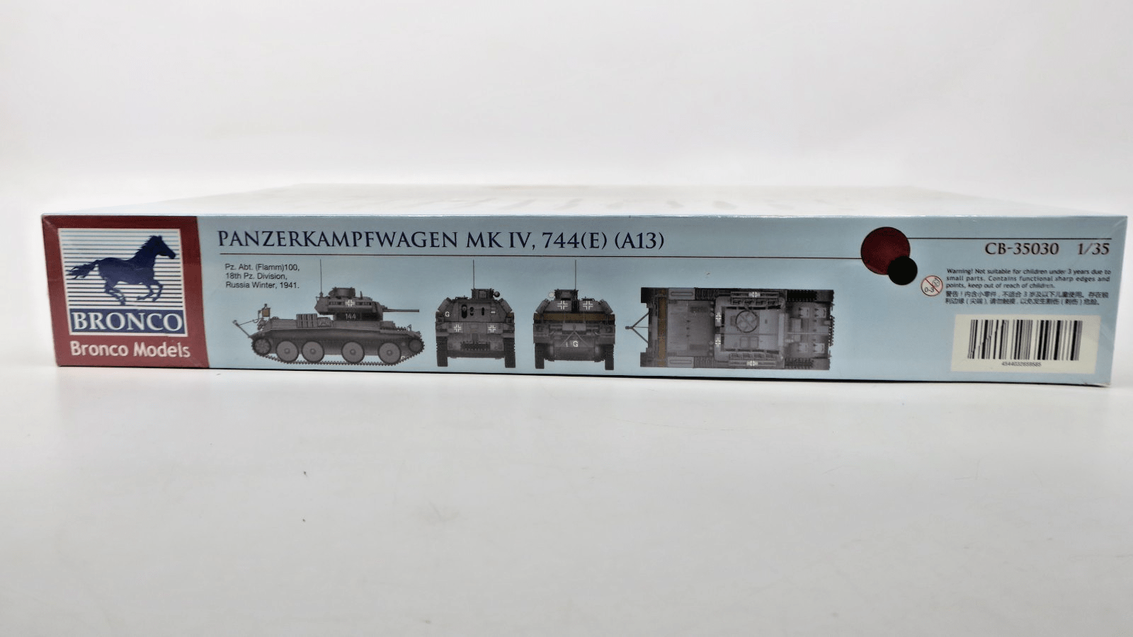 Bronco 1/35 Panzerkampfwagen Mk. IV, 744(E) (A13) Model Kit CB35030 - WISE GUYS HOBBIES LLC