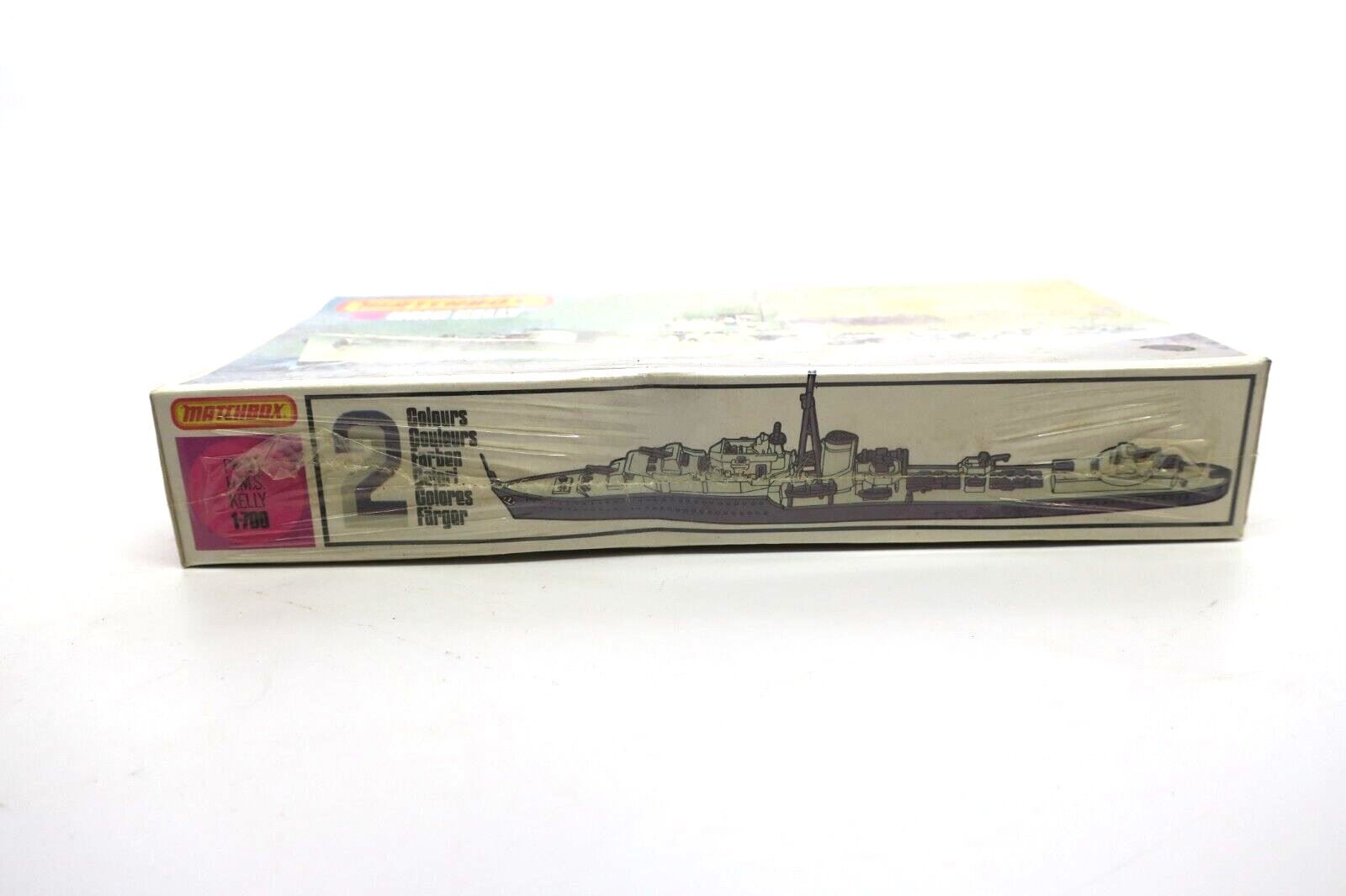 Vintage 1980 Matchbox PK-64 HMS Kelly Model Kit G2 - WISE GUYS HOBBIES LLC