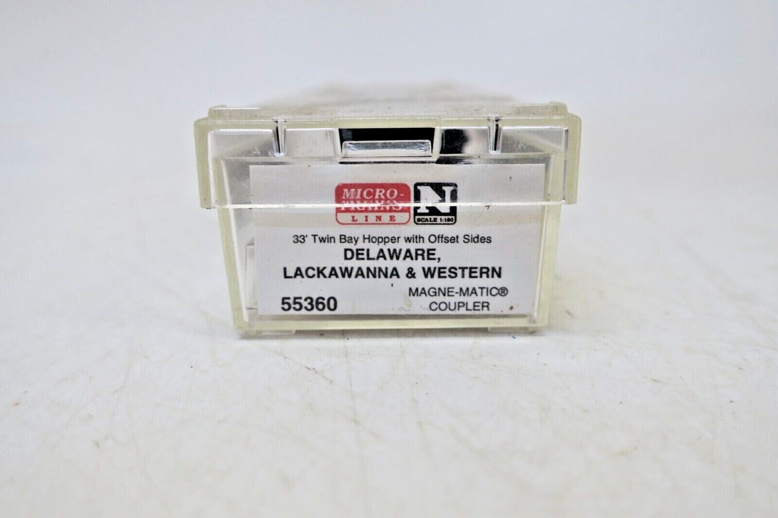 55360 MICRO-TRAINS LINE 2 N TWIN BAY HOPPERS, B&AMP;O, DELAWARE LACKAWANNA &AMP; - WISE GUYS HOBBIES LLC