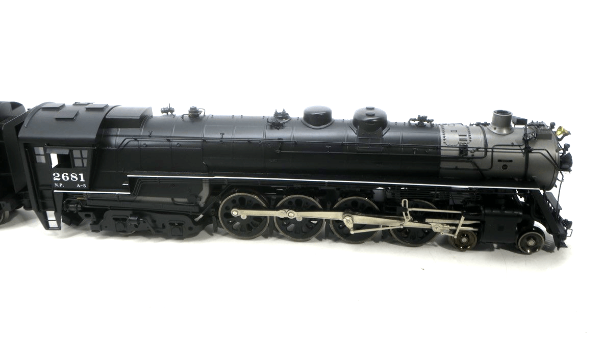 3rd Rail Sunset Models 2681 O Brass N. P. 3-Rail 4-8-4 A Class Steam Engine ASIS - WISE GUYS HOBBIES LLC