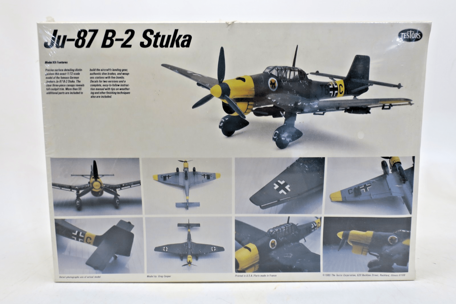 Testors 1/72 Ju - 87 B - 2 Stuka Model Kit 419 SEALED - WISE GUYS HOBBIES LLC