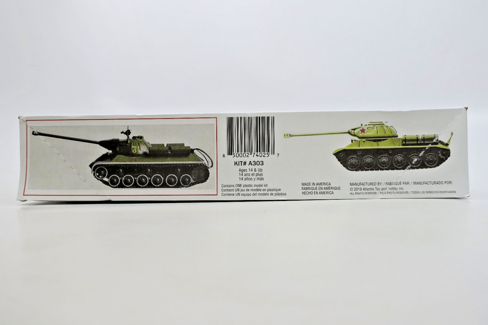 Atlantis 1/48 JS - III Stalin Tank Model Kit A303 - WISE GUYS HOBBIES LLC