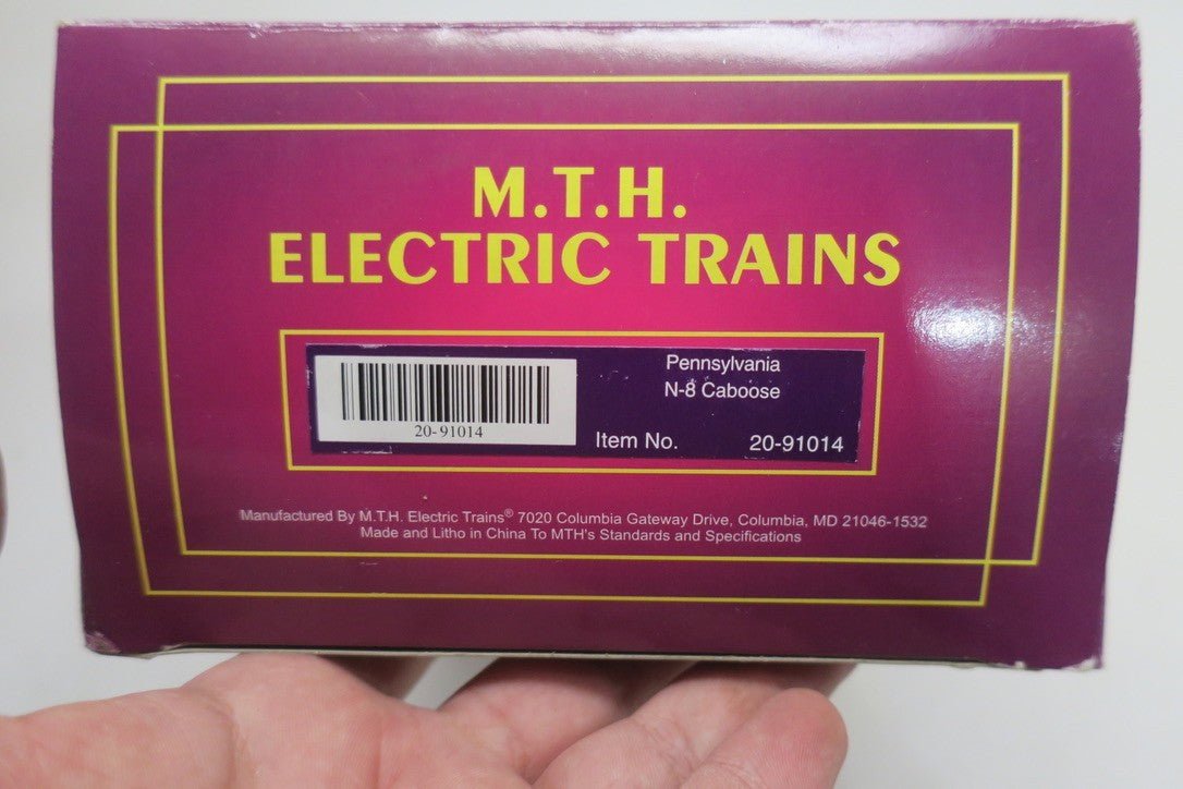MTH 20-91014 O Gauge Pennsylvania Railroad N-8 Steel Caboose 478069 - WISE GUYS HOBBIES LLC