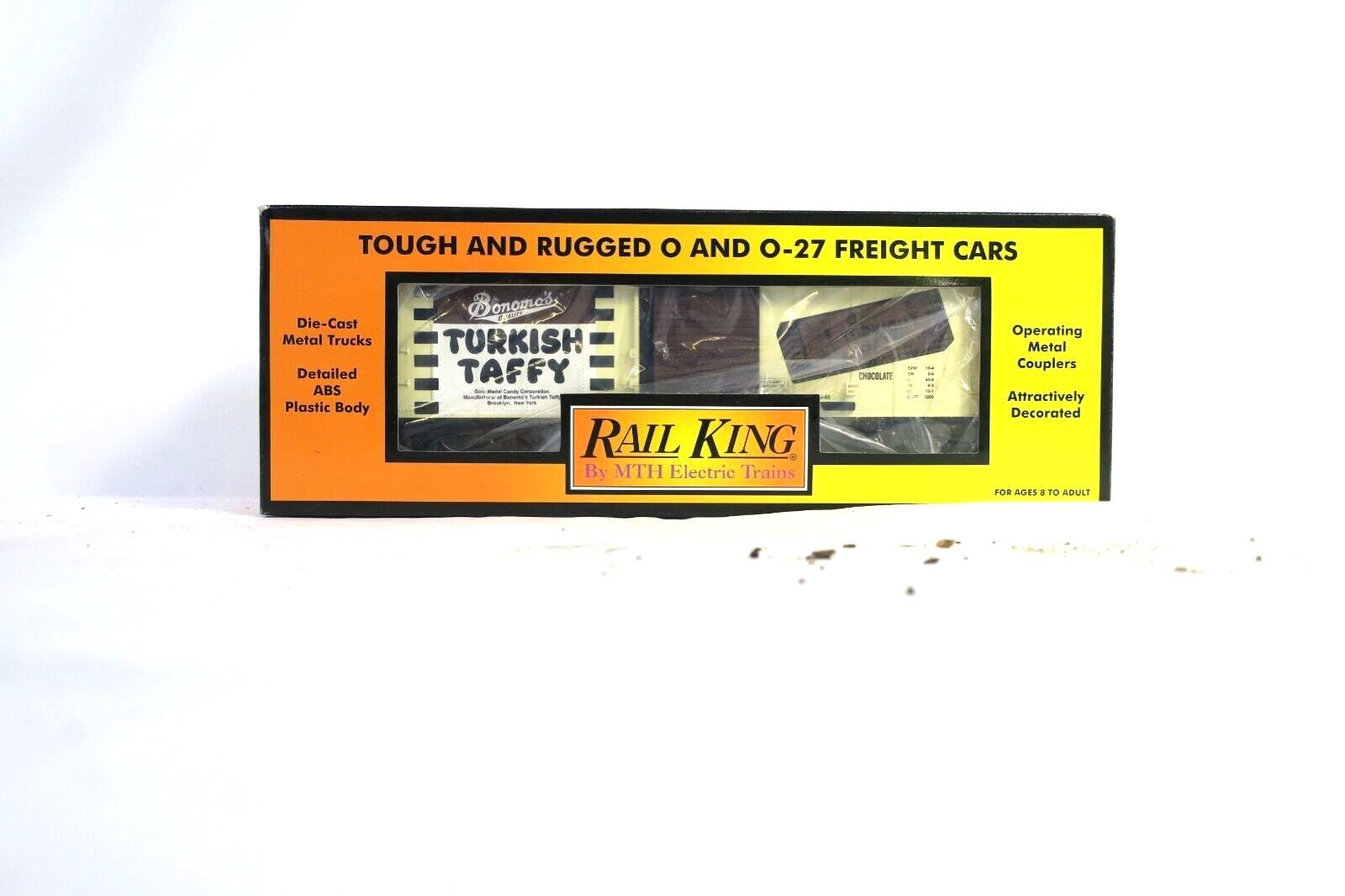 MTH Railking Chocolate Bonomo Taffy Box Car 30-74128 - WISE GUYS HOBBIES LLC