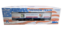 K - Line k4601 - 30101 O American Freedom Train 18"" Aluminum Display Car  101 NIB - WISE GUYS HOBBIES LLC