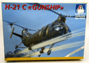 Italeri 1/72 H - 21 C Gunship Model Kit 1203 - WISE GUYS HOBBIES LLC