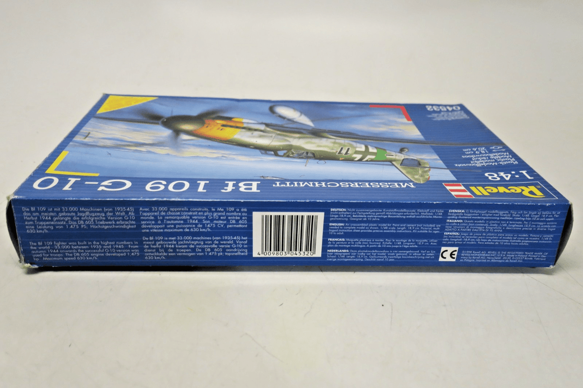 Revell 1/48 Messerschmitt BF - 109 G - 10 Model Kit 04532 - WISE GUYS HOBBIES LLC