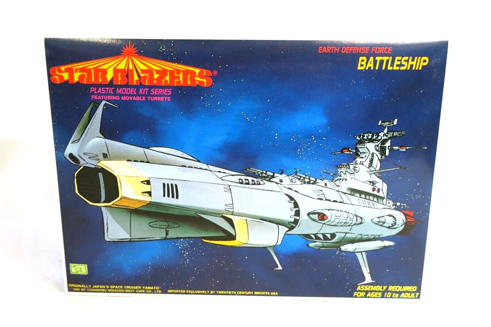 TCI Vintage Star Blazers Model - EARTH DEFENSE FORCE : BATTLESHIP E3 - WISE GUYS HOBBIES LLC