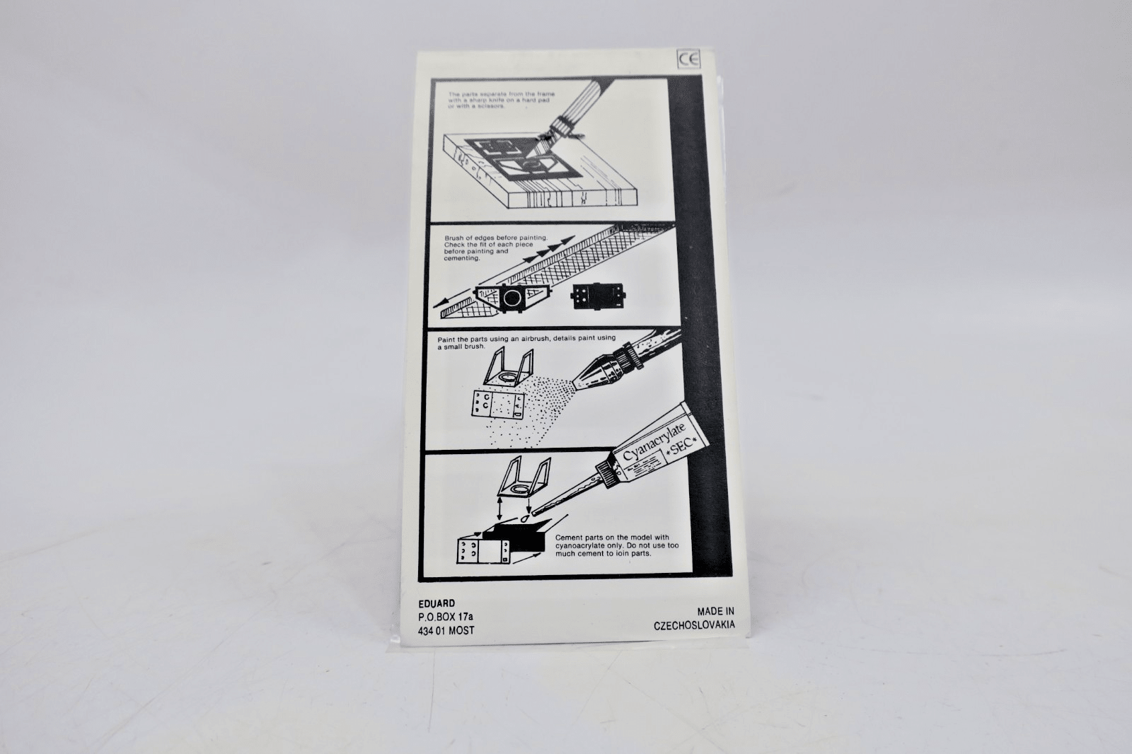 Eduard Photo Etch 1/72 F 111 E - AARDVARK Detail Set 72 - 073 - WISE GUYS HOBBIES LLC