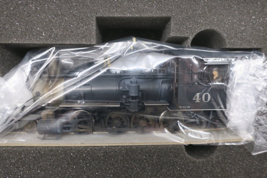 MILESTONE Models Sn3 Brass PBL RGS Class C-19 40 1941 Locomotive Foreground - WISE GUYS HOBBIES LLC