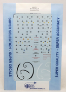 Super Scale International 1/48 Me-109 F,G,K Complete Data Decals
