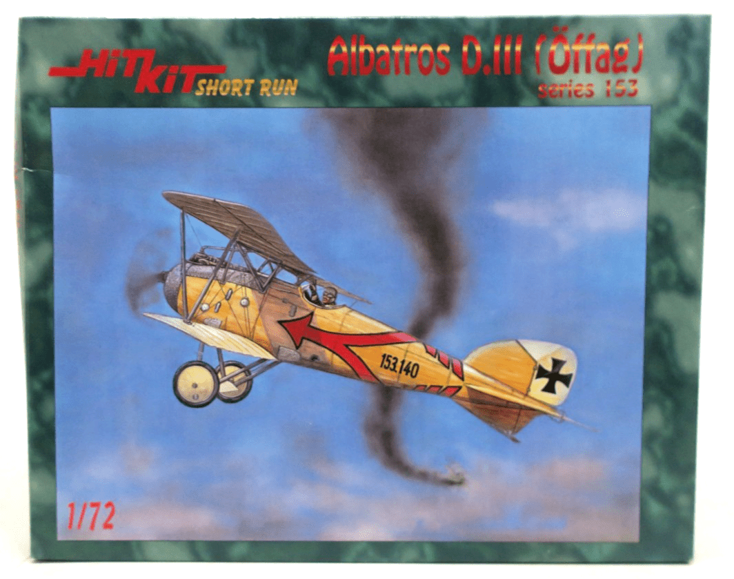 Hit Kit 1/72 Albatros D.III (Offag) Series 153 Plastic Model Kit HK004 - WISE GUYS HOBBIES LLC