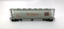 HO Brass Model - OMI 3089 CB&Q Burlington Cylindrical Covered Hopper ACF