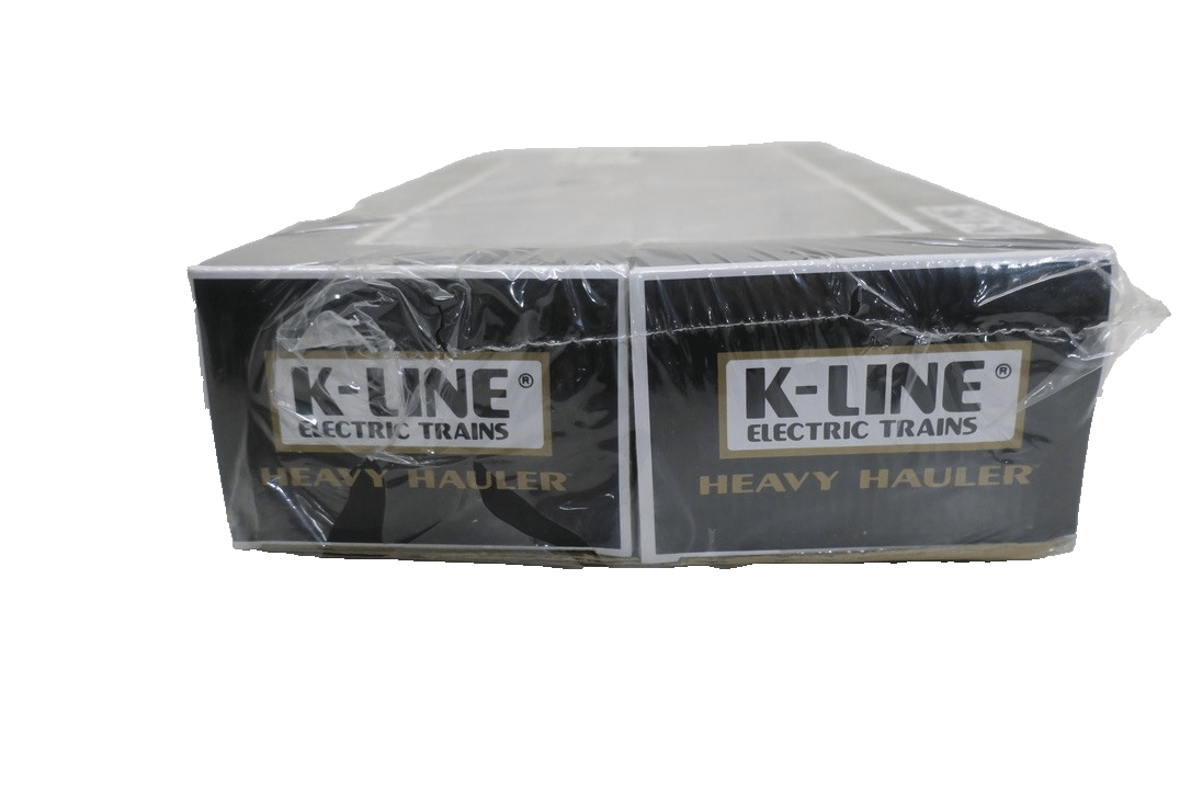 K - Line Heavy Hauler Railmate Amtrak U.S. Mail Trailers O Gauge New - WISE GUYS HOBBIES LLC