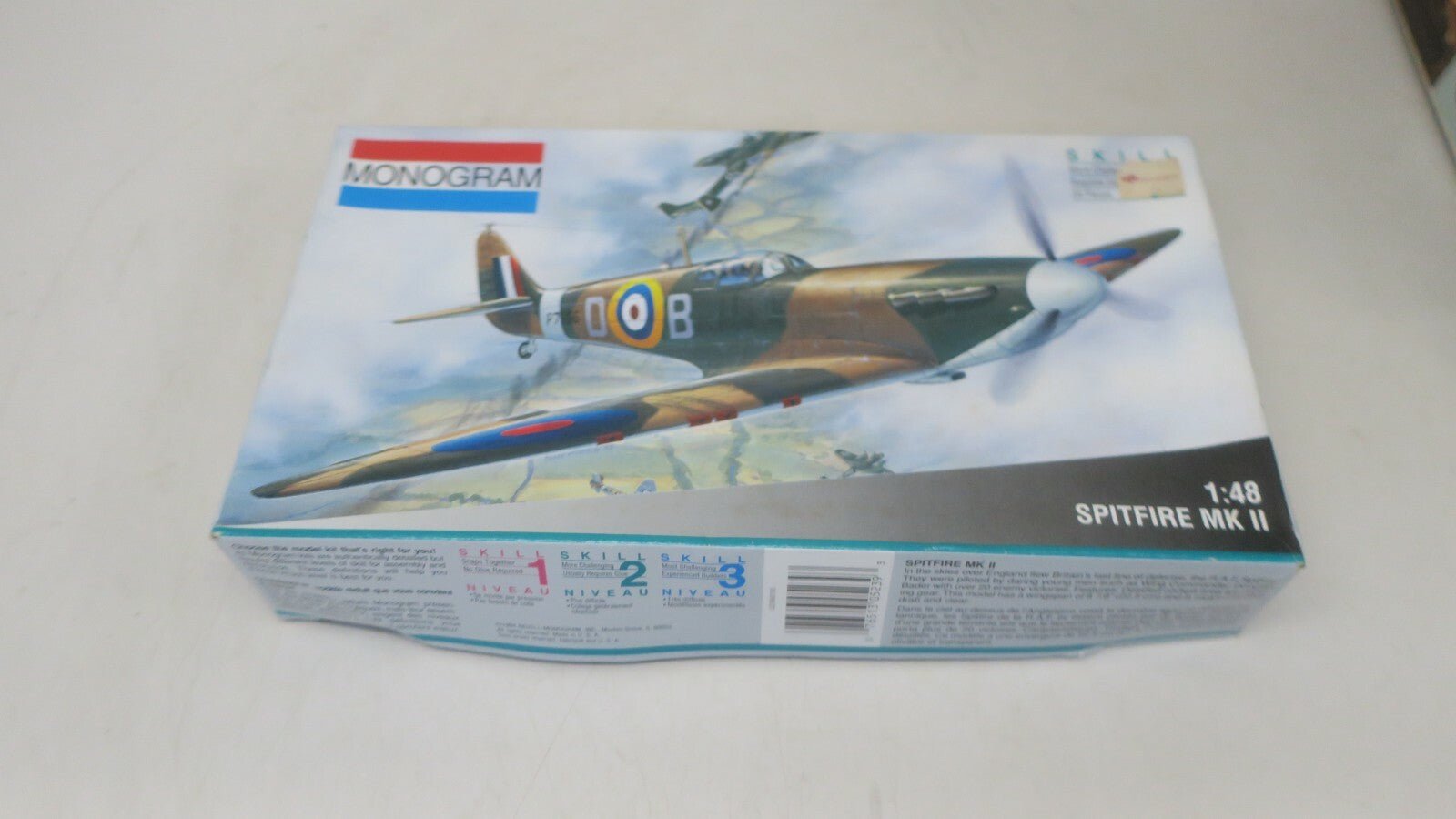 1/48 REVELL MONOGRAM SPITFIRE MK II  85 5239 W/ RESIN PARTS "1998" NIOB - WISE GUYS HOBBIES LLC