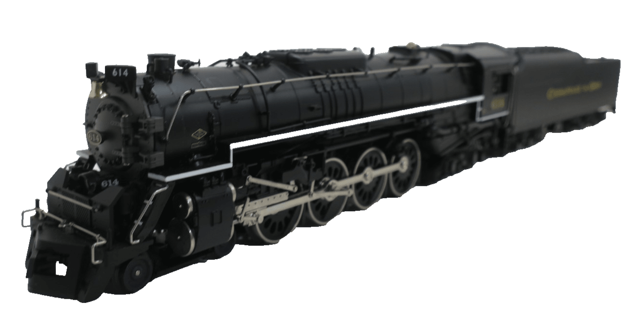 MTH Premier 20 - 3677 - 1 Chesapeake and Ohio Greenbrier 614 Locomotive - WISE GUYS HOBBIES LLC
