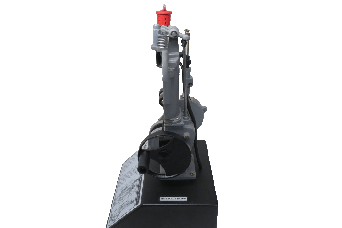 Eisco 4 Stroke Diesel Hand Crank Model with Actuating Movable Parts, 16" Tall - WISE GUYS HOBBIES LLC