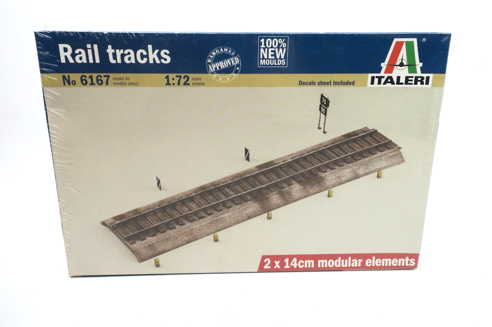 Italeri 6167 1/72 RAIL TRACKS - WISE GUYS HOBBIES LLC