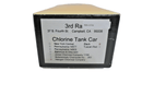 Sunset Models 3rd Rail Chlorine Tank Car Halogen Chem Company Black - WISE GUYS HOBBIES LLC