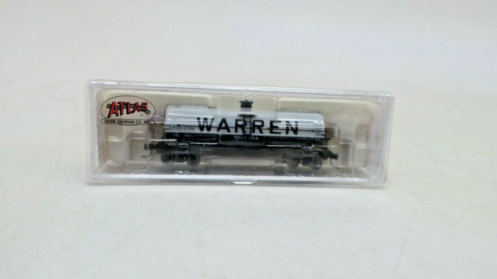 ATLAS 30065042-1 WARREN PETROLEUM 11,000 GALLON TANK CAR 12306 2 RAIL NEW - WISE GUYS HOBBIES LLC