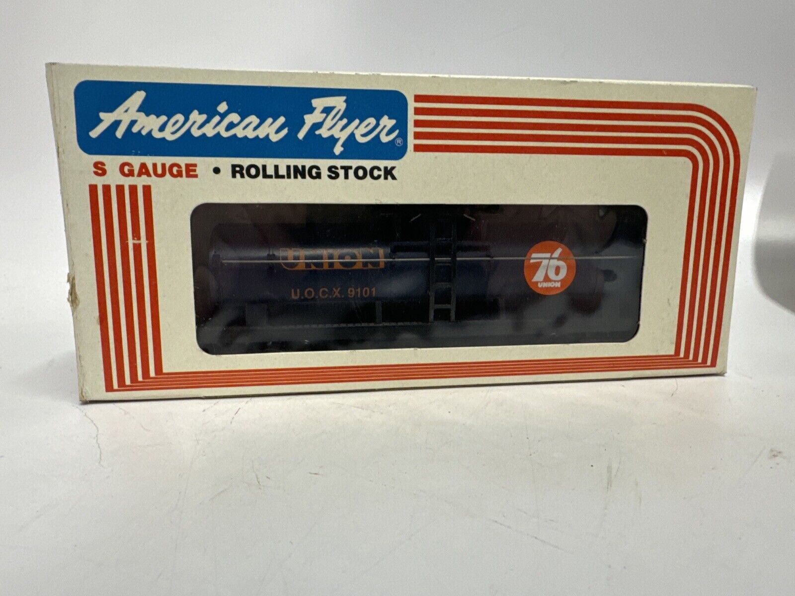 S GAUGE AMERICAN FLYER / LIONEL 9101 UNION 76 OIL TANK CAR - WISE GUYS HOBBIES LLC