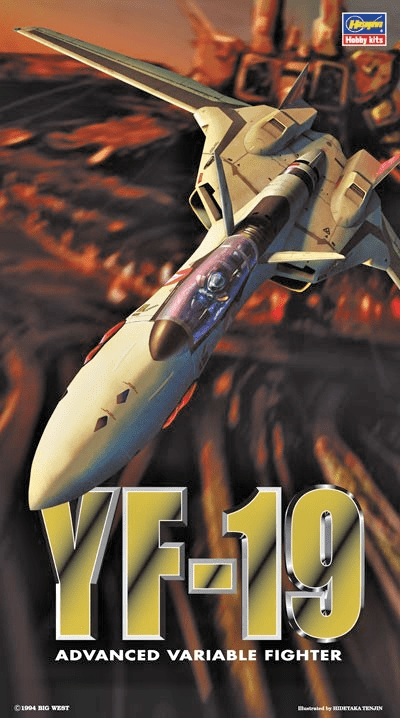 Hasegawa Macross Plus 1/72 YF - 19 Excalibur Model Kit - WISE GUYS HOBBIES LLC