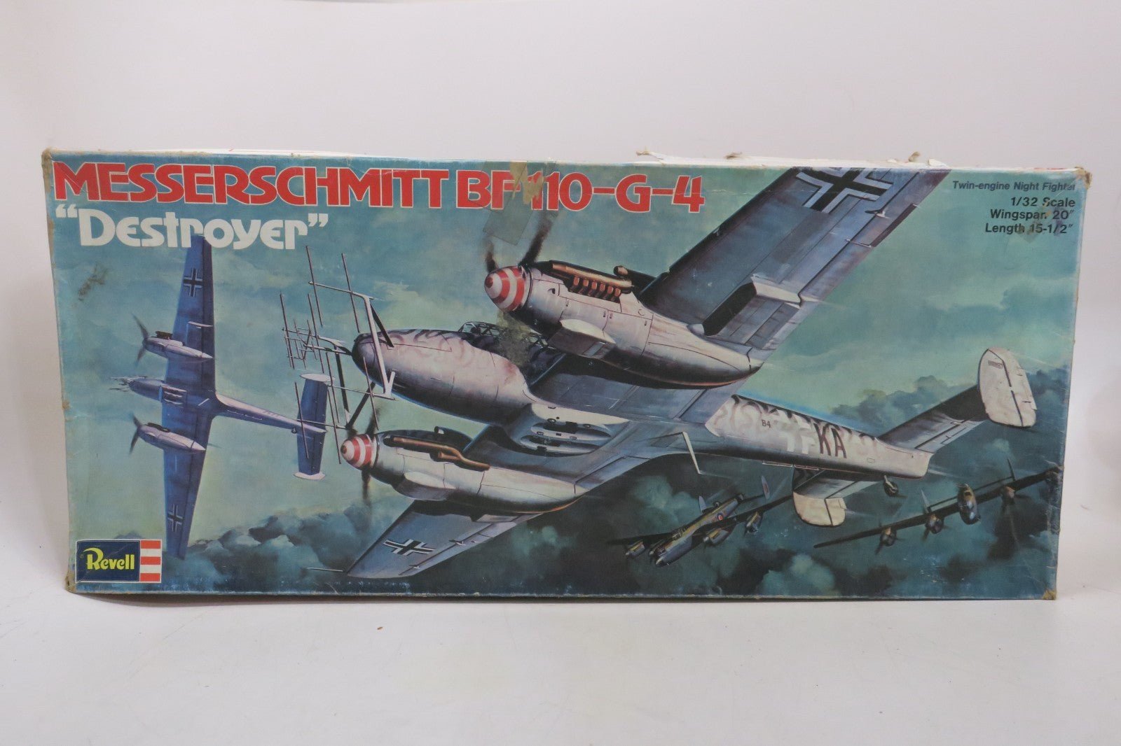 Revell 1/32 Messerschmitt BF-110 G-4 "Destroyer" Plastic Model Kit H-250 - WISE GUYS HOBBIES LLC