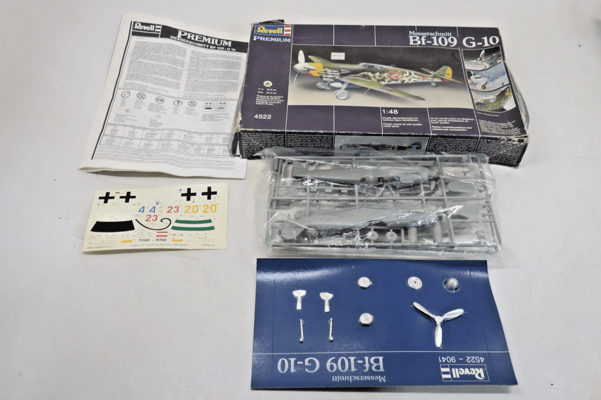Revell Premium 1/48 Messerschmitt BF - 109 G - 10 Model Kit 4522 - WISE GUYS HOBBIES LLC