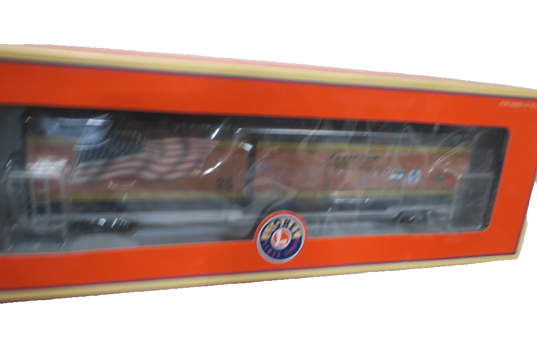 LIONEL BNSF ILLUMINATED Flag Boxcar 25 O GAUGE 2226810 25th Anniversary NEW - WISE GUYS HOBBIES LLC