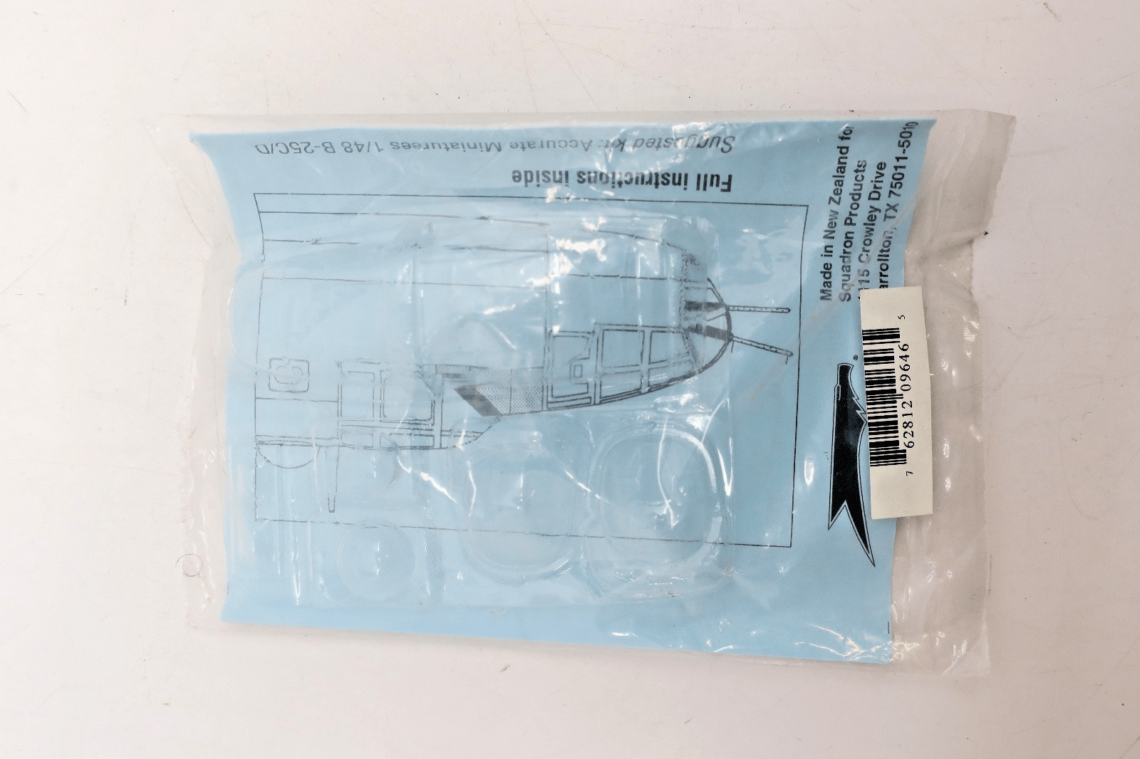 Squadron 1/48 North American B - 25C/D Mitchell Canopy Part 9646 - WISE GUYS HOBBIES LLC