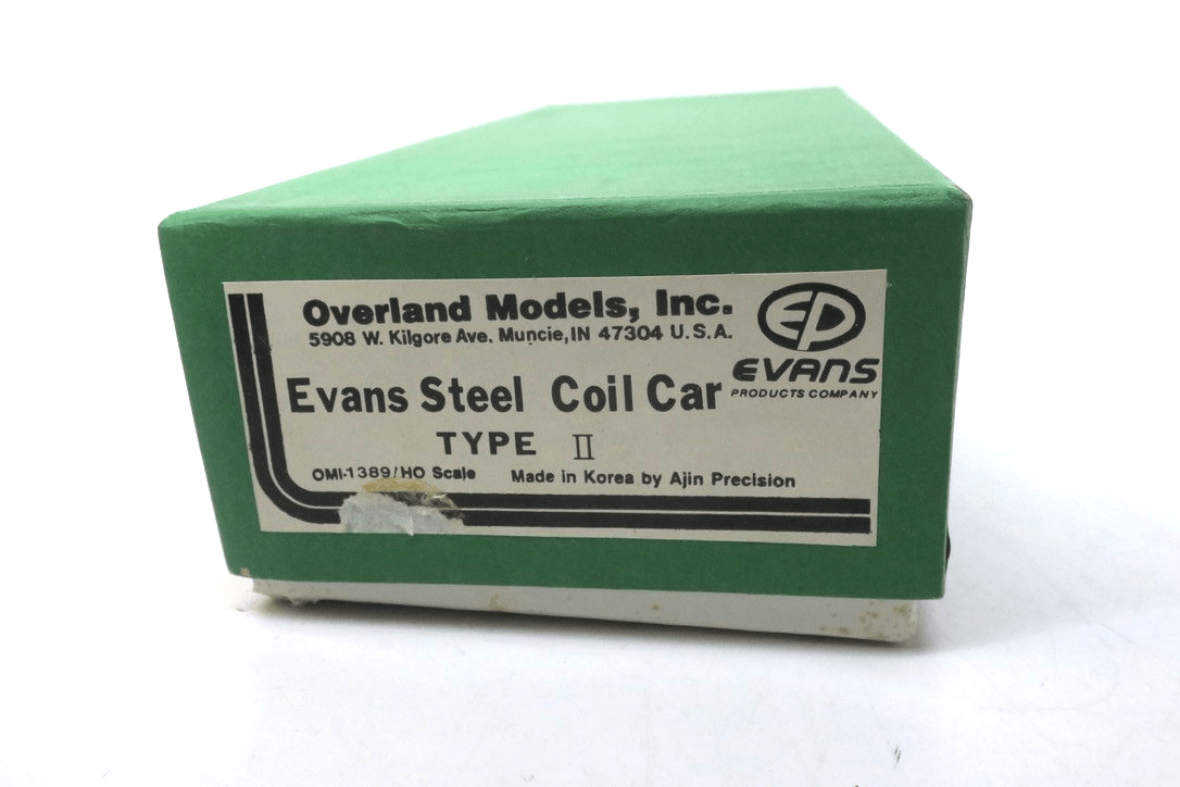 HO Overland Models OMI 1389 Brass Evans Steel Coil Car Type II - WISE GUYS HOBBIES LLC