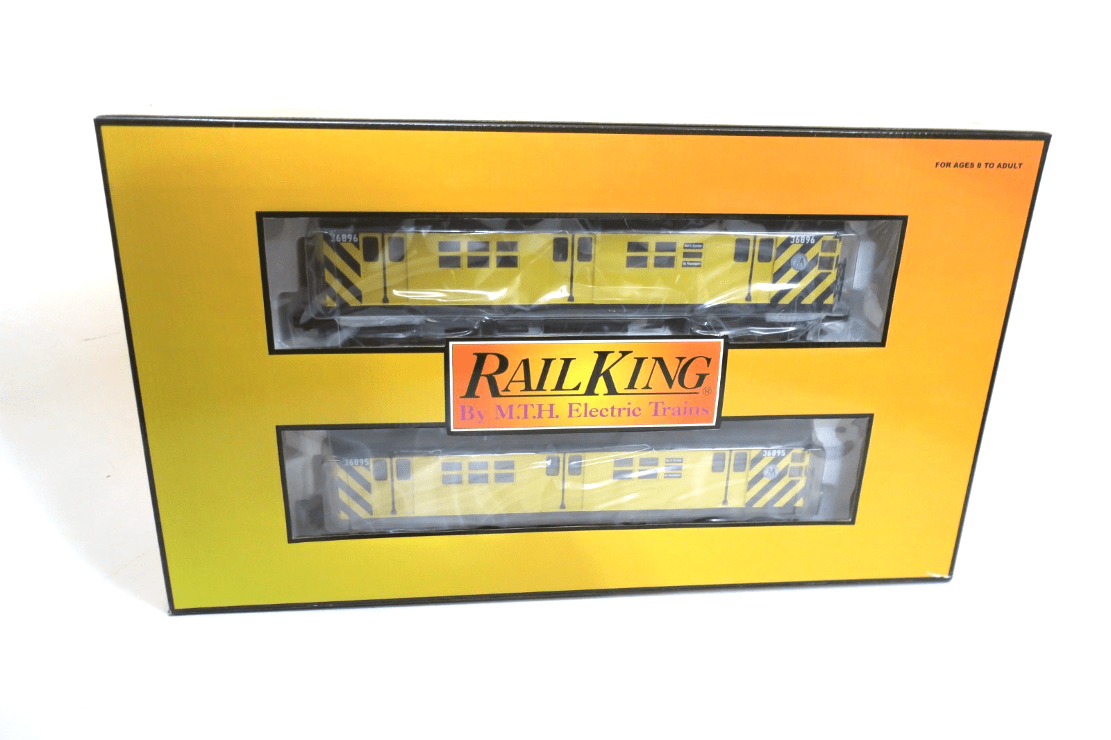 MTH RailKing 30 - 2273 - 3 MTA Work Train R - 17 2 - Car Subway Add - On Non Powered Set - WISE GUYS HOBBIES LLC