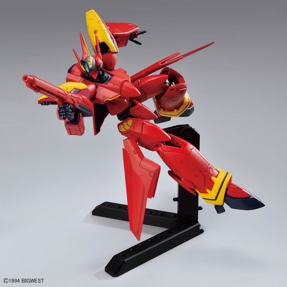 NEW Bandai HG Macross 1/100 VF-19 Custom Fire Valkyrie with Sound Booster - WISE GUYS HOBBIES LLC