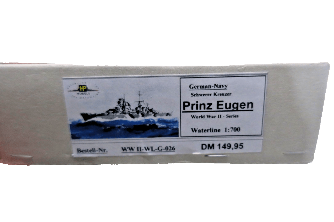HP Models Prinz Eugen Resin kit Model Kit 1/700 World War 2 German Navy - WISE GUYS HOBBIES LLC